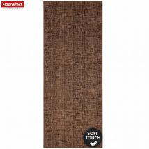 Floordirekt Teppichläufer Tessaro – Moderner Läufer 80 cm breit, wählbare Länge 100-1000 cm, rutschfest, pflegeleicht, in Anthrazit, Grau, Beige, 