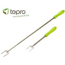 Tepro - 8237 2 Brochettes Télescopiques pour Barbecue 33-82cm Vert