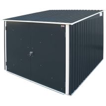 Tepro Box Garage, Per Biciclette Di Metallo, Per 4 Biciclette, Venatura Del Legno