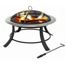 Feuerschale Feuerstelle Feuerkorb Terrassenfeuer Feuerofen Silver City - Tepro