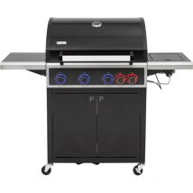 Tepro Gasgrill Keansburg 4 schwarz Edelstahl Grill Grillwagen Grillstation