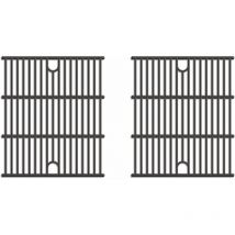 Tepro Universal Guss Grillrost Set 58x41 cm 2 Stück Gusseisen emailliert