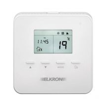 Elkron - TER600 - Thermostat à piles avec affichage. Piles incluses