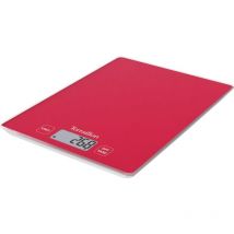 Balance de cuisine électronique Terraillon T3 Red - Capacité 3 kg - Graduation 1 g - Plateau verre