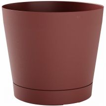 Teraplast - Pflanzgefäße orione Blush ziegelrot 38 cm - Kunststoff