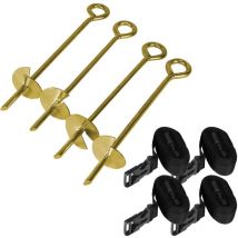 Premium Befestigungskit - Sicherung für Ihr Trampolin - Terena