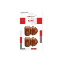 Terminales de barra de cortina 29 mm madera avellana – 2 unidades