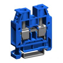 Cabur - Abrazadera pasante estándar 16mmq color Azul CBI16