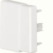 Terminal blanco para canal, H.3 x D.9 cm Tehalit