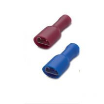 B.m. - bm terminales de cable hembra todo aislado pvc 1,5MM diámetro 4 100PCS