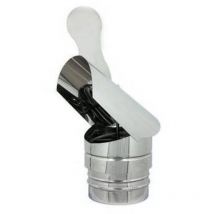 Terminal de coq rond en acier inoxydable