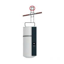 Thermor - Terminal de ventosa vertical negro 80/125 354633