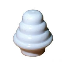 Sidecor - fplus terminal barra armario 12 mm blanco 1202203 , terminal barra armario 12 mm blanco 1202203