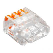 Obo Bettermann - Abrazadera 3P sin tornillos 450V 24A 3x0,2-2,5 mm2 2054454