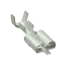 Terminale 6,3x0,8 femmina Fastin-Faston sezione 1-2,5 ottone stagnato