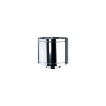 Comignolo in acciaio per stufa a pellet monoparete 100 mm