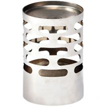 Terminale di scarico per stufe a pellet in acciaio inox - 10cm