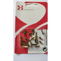 Terminali Faston maschio largo 2,8 mm (confezione blister di 30 terminali) 57-15060