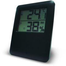 Termómetro / higrómetro de interior Otio negro Otio