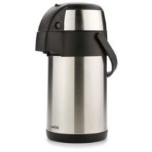 Termo inoxidable Air-Port 3 L – Conservación de temperatura 24 horas – Cierre de seguridad – Ideal para excursiones y viajes