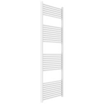 Termoarredo Bianco Per Bagno In Acciaio Calorifero Termosifone Scaldasalviette Misure H1800xl600xi550 33 Tubi - Pezzi 1