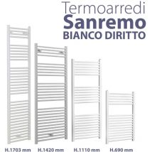 Fabinstore - Lazzarini Termoarredo sanremo Bianco dritto h. 1110 x l. 600 x Interasse 550 386477