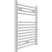 Fabinstore - Scaldasalviette Termoarredo Bianco Dritto 690 x 450 Mm
