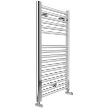 Termoarredo Scalda Salviette Mod. San Remo Cromato Diritto - H 803 L 500