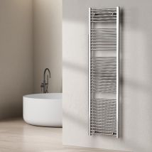 Adelya - Termoarredo Scaldasalviette Bagno 180x45 Cm Cromato Dritto Interasse 40 Cm Warm