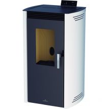 Bricosol Termoestufa De Pellet Bronpi Modelo Noa 16 Kw Marfil
