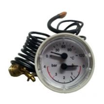 Termohidrometro Immergas 0-120° 0-4 40mm 1/4