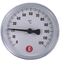 Termómetro con vaina Conexión posterior Giacomini R540 Scala 0÷120 °c