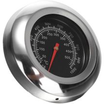 Sjqka - Termómetro de acero inoxidable para horno con tapa para parrilla de gas (100-500 °C/100-1000 °f)