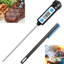 Longziming - Termómetro de cocina, termómetro electrónico con punta de acero inoxidable, termómetro de cocina de lectura instantánea, termómetro para