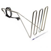 Speidel - Wiltec Calentador de inmersión con termómetro 3200W para la esterilización en caliente de zumos