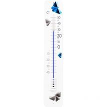 Termometro in metallo con decorazione Origami Modello 2