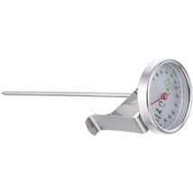 Termometro da cucina TFA per fritti e arrosti – Acciaio inox – Diametro 51 mm, Lunghezza 160 mm, Range +20° a 300°