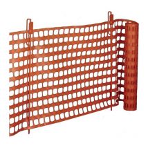 Wemas - Termoplasto de seguridad Longitud de la cerca de 50 m altura 1 m tráfico de naranja 6 kg wem