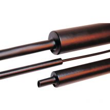 323-50750 Termoretraibile con colla Nero 75 mm 22 mm Restringimento:4:1 1 m - Hellermanntyton