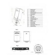 Tesy - Termo eléctrico 50/80/100L óptima Capacidad: 50 l