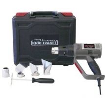 Dino Kraftpaket - 130220 kraftpaket diy 2000W 50-600°C Termosoffiatore incl. custodia, incl. accessori, incl. Ventola 200