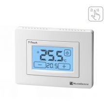 Mundocontrol - Termostato ambiente pantalla táctil T-Touch - Blanco