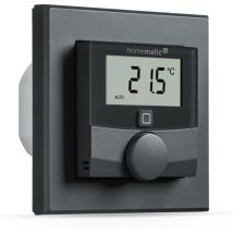 Homematic Ip - Smart Home 159928A0 - Termostato de pared con salida de conmutación para interruptor de marca, color antracita, termostato digital,