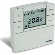 Perry - termostato digital 3V serie 'zefiro' 84X84MM color blanco