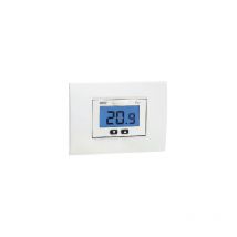 Vemer - Termostato elettronico da incasso keob lcd Bianco Grigio