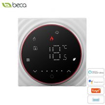 Termostato Rotondo Smart WiFi Beca BHT-6001GCLW Nero