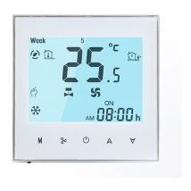 Termostato Smart WiFi Beca BAC-1000ELW Fan Coil Bianco