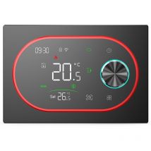 Termostato Smart WiFi Beca BHT-9000GBLW Expert4house Edition Nero e Rosso