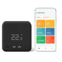 Tado - Kit Base, Termostato Intelligente Cablato V3+, Termostato digitale per caldaia, Cronotermostato, Termostato intelligente, compatibile con