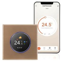 Termostato WiFi Beca BAC-7000ALW con Manopola Gold - Gold